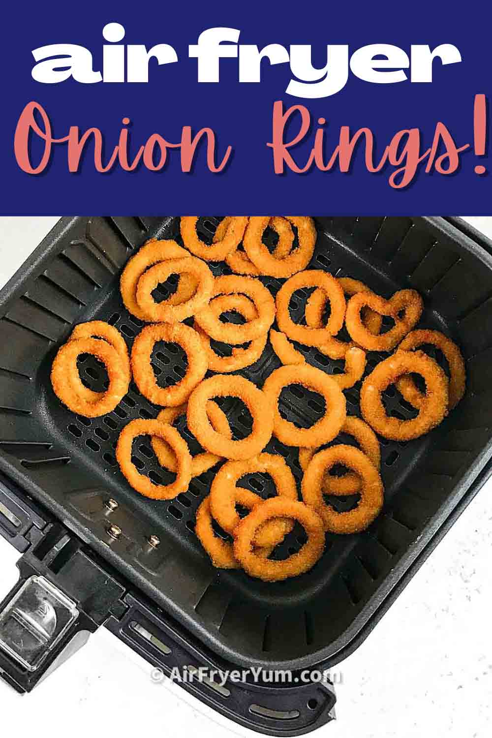 Frozen Onion rings in air fryer Air Fryer Yum