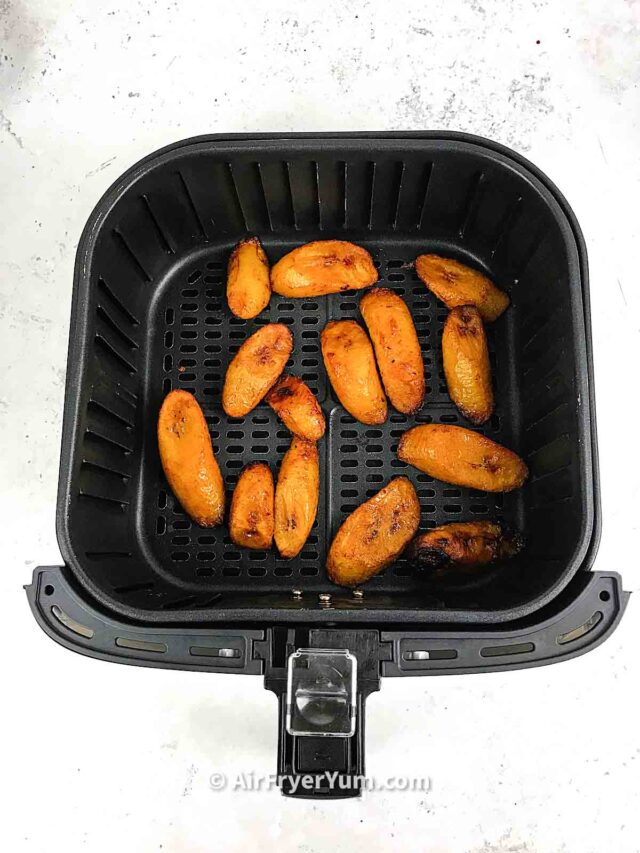 Air fryer frozen plantains (Frozen sweet plantains) Air Fryer Yum