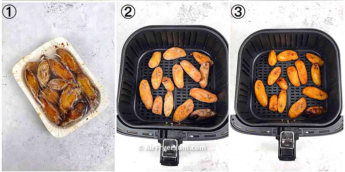 Air fryer frozen plantains (Frozen sweet plantains) Air Fryer Yum