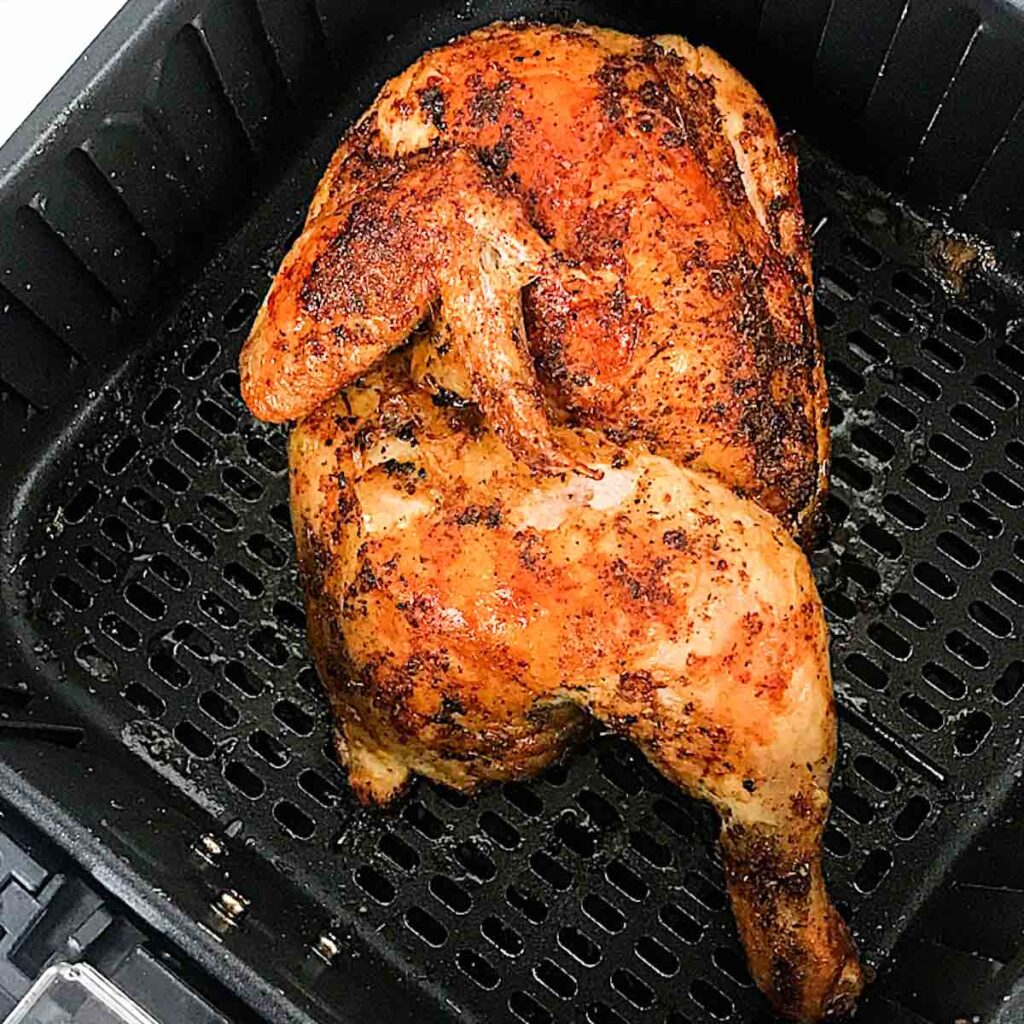 Air fryer half clearance chicken