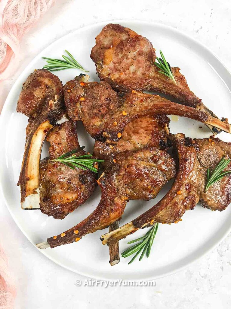 Air fryer Lamb chops - Air Fryer Yum