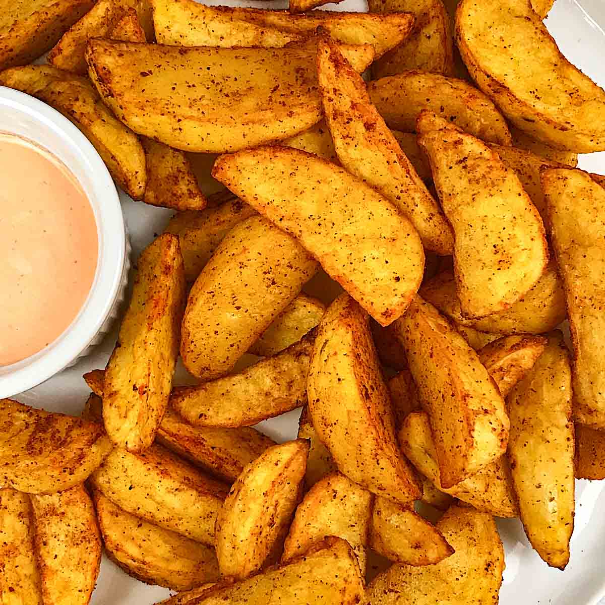 Potato Wedges (Baked or Air Fried!) - The Cozy Cook