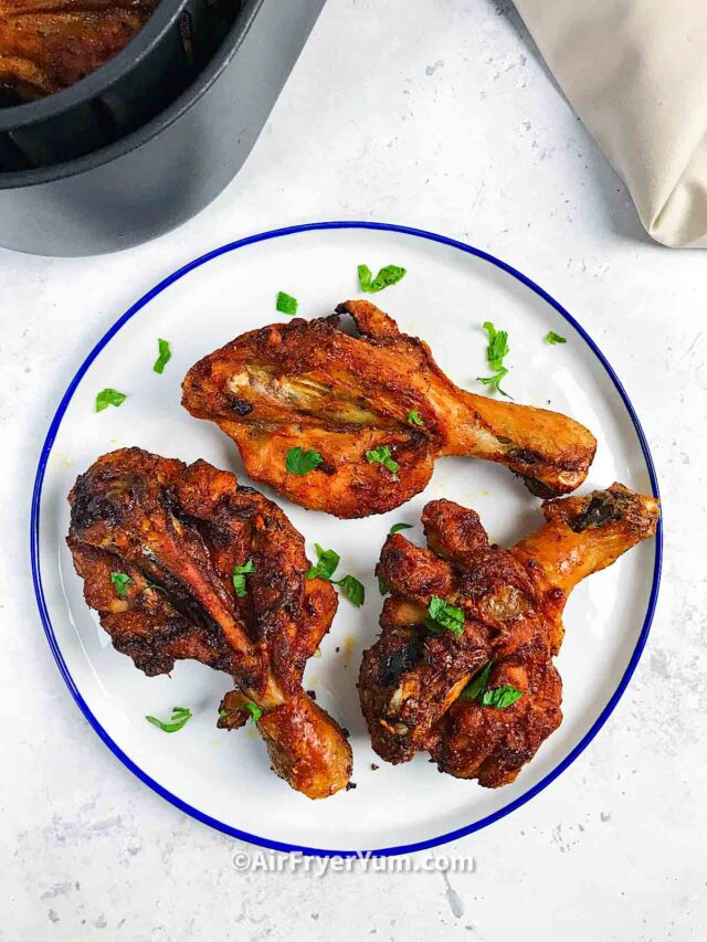 Air fryer butterfly drumsticks (butterflied chicken legs) Air Fryer Yum