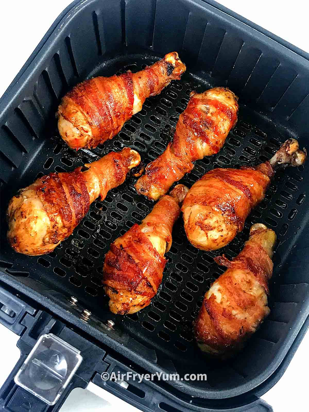 Air fryer bacon wrapped drumsticks Air Fryer Yum