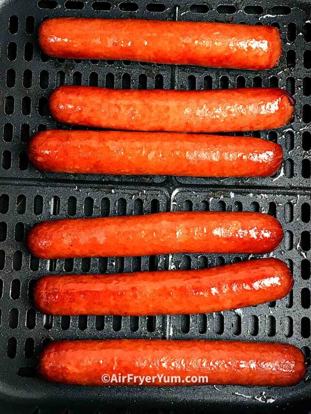 Frozen hot dogs in air fryer Air Fryer Yum