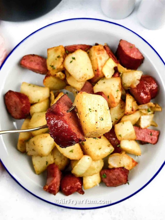 Air fryer Sausage and Potatoes Air Fryer Yum