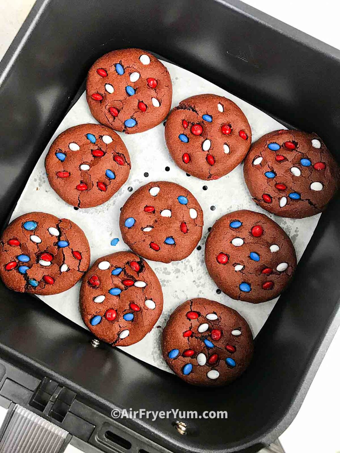 Air fryer 4th of July cookies Air Fryer Yum
