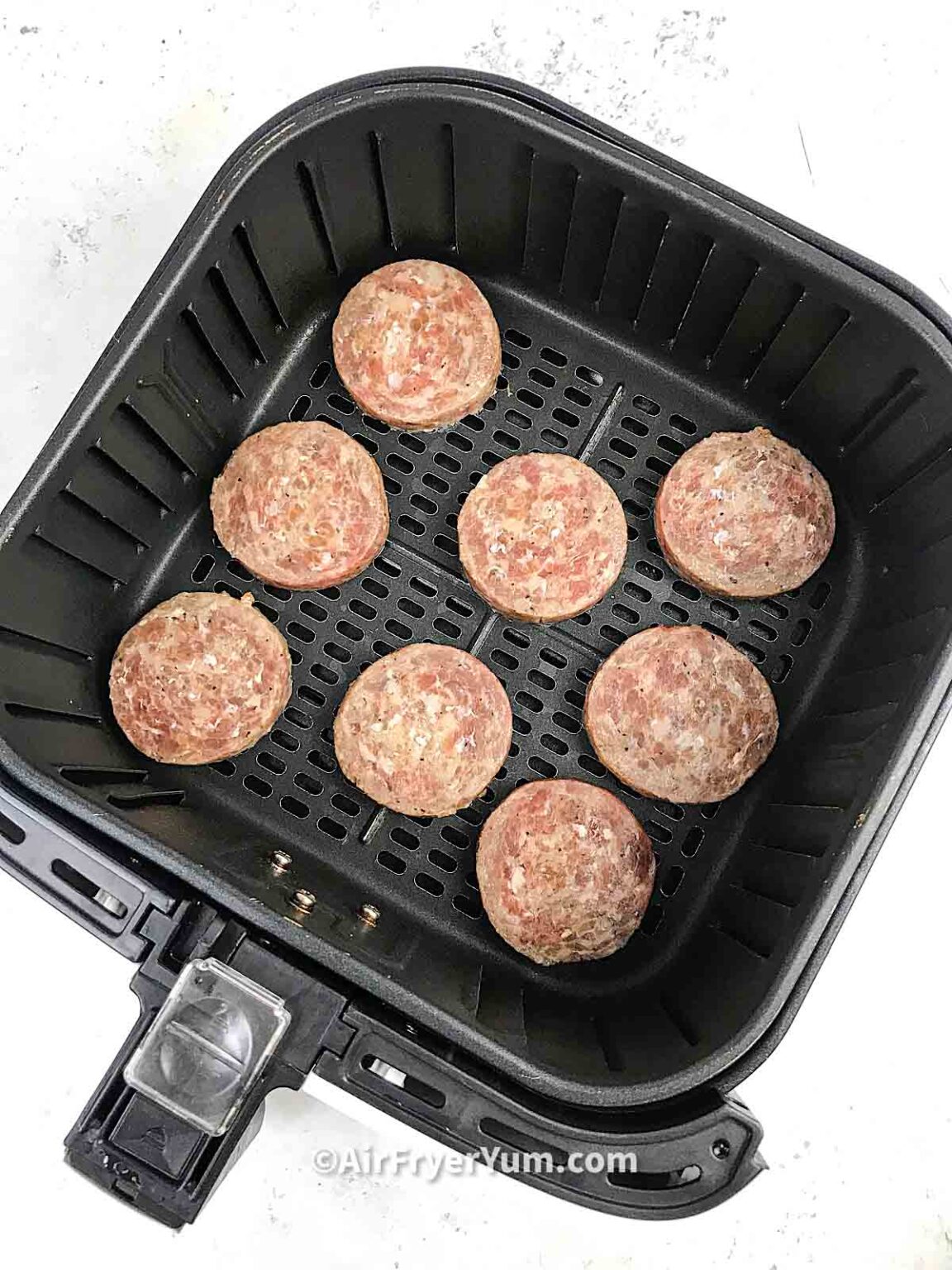 Frozen sausage patties in air fryer Air Fryer Yum
