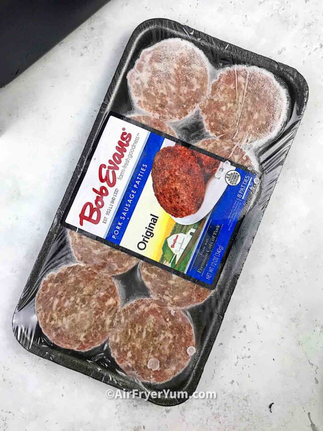 Frozen sausage patties in air fryer Air Fryer Yum