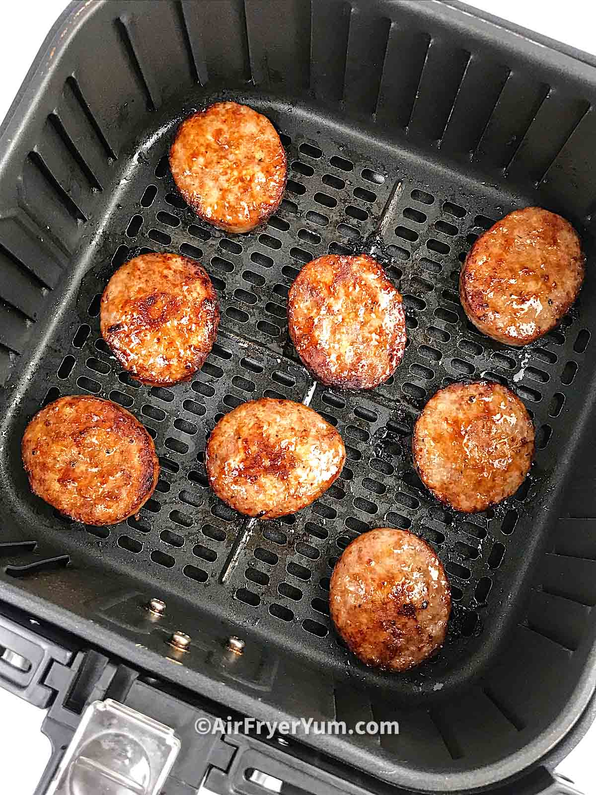 Frozen sausage patties in air fryer Air Fryer Yum