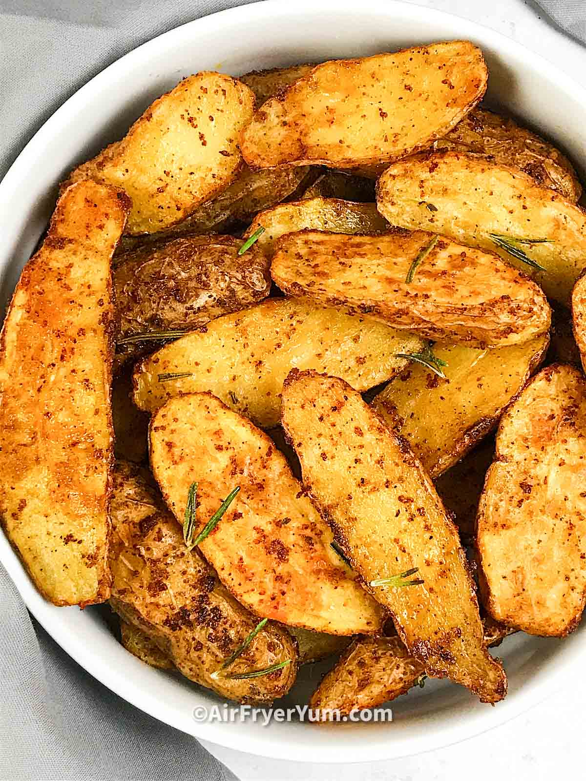 Crispy Air fryer fingerling potatoes recipe Air Fryer Yum