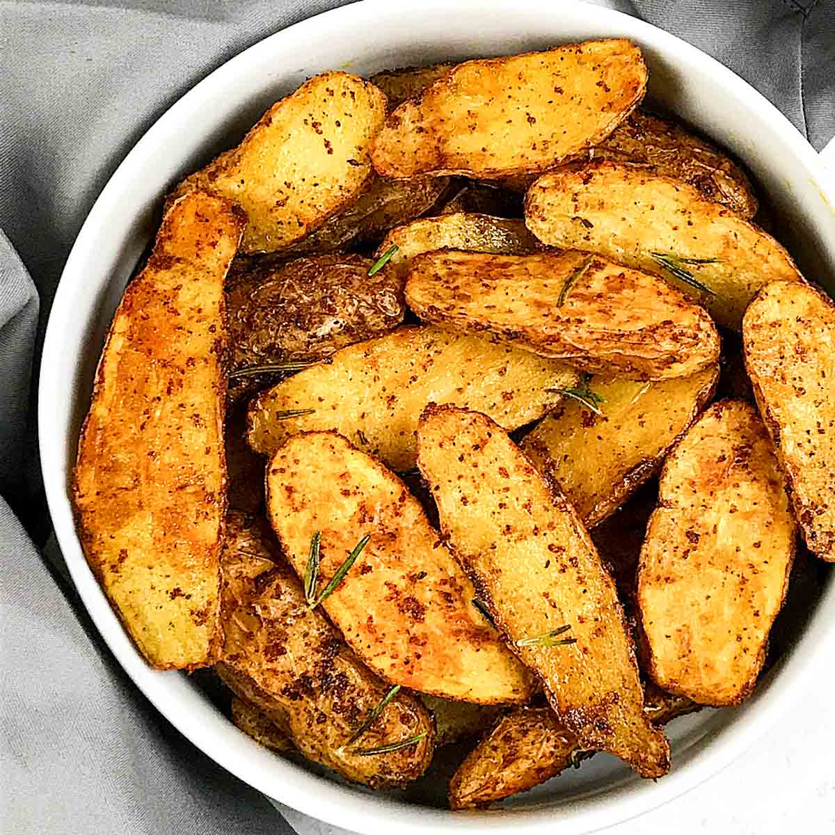Crispy Air fryer fingerling potatoes recipe