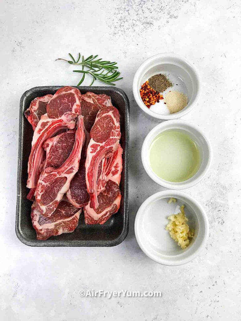 Air fryer Lamb chops - Air Fryer Yum