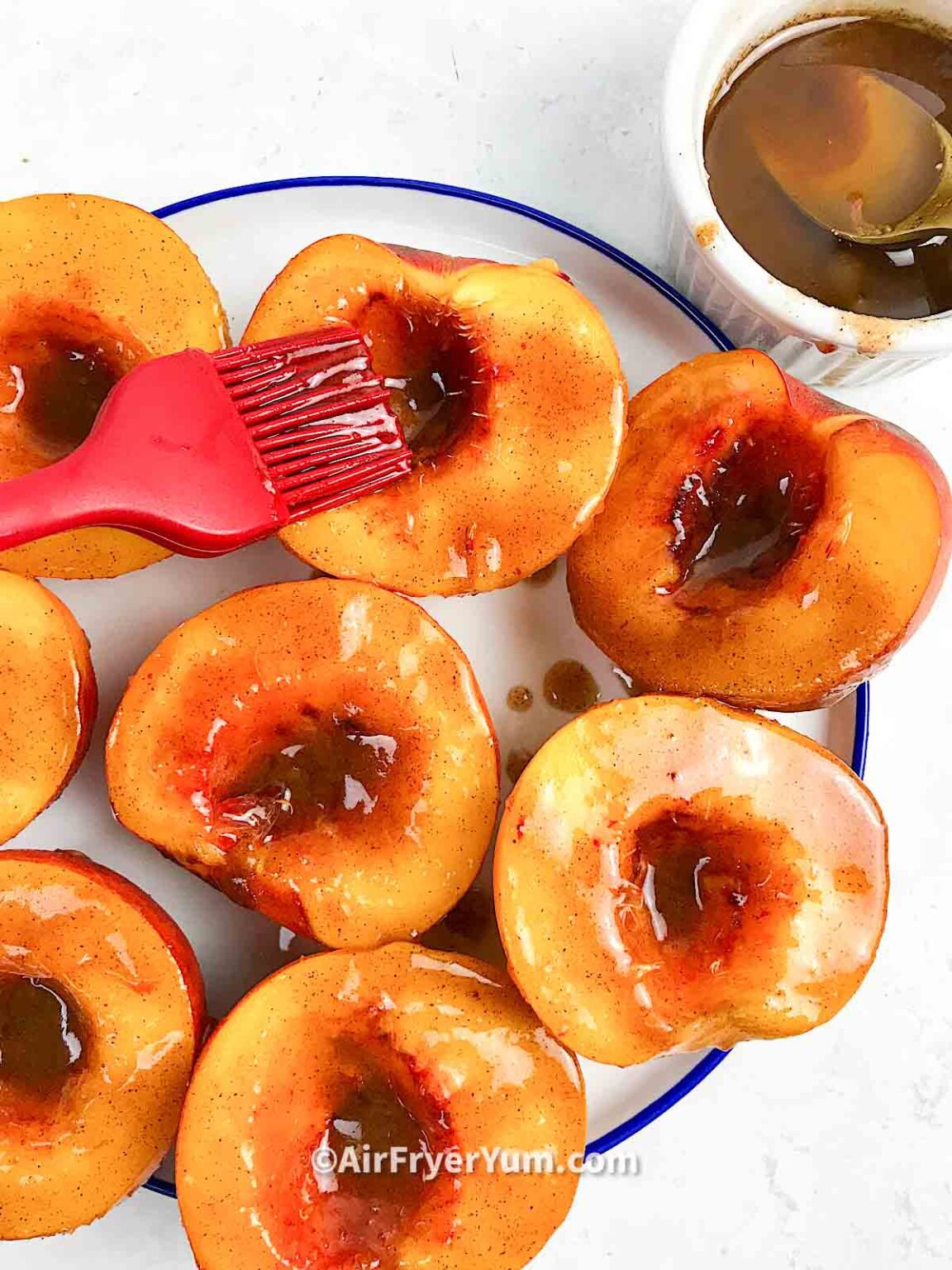 Air fryer Peaches Air Fryer Yum