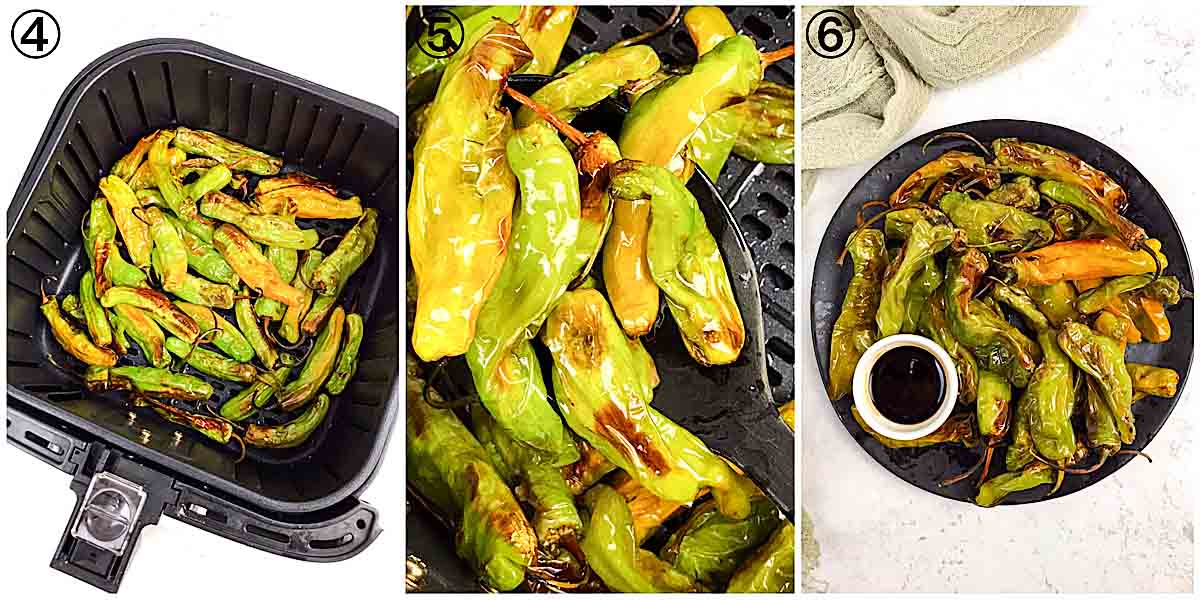 Air fryer Shishito Peppers Air Fryer Yum