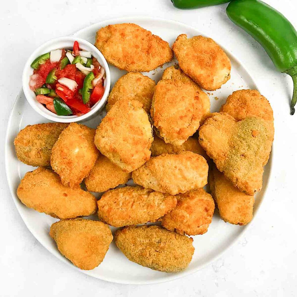 Frozen jalapeño poppers in air fryer (TGIF) Air Fryer Yum