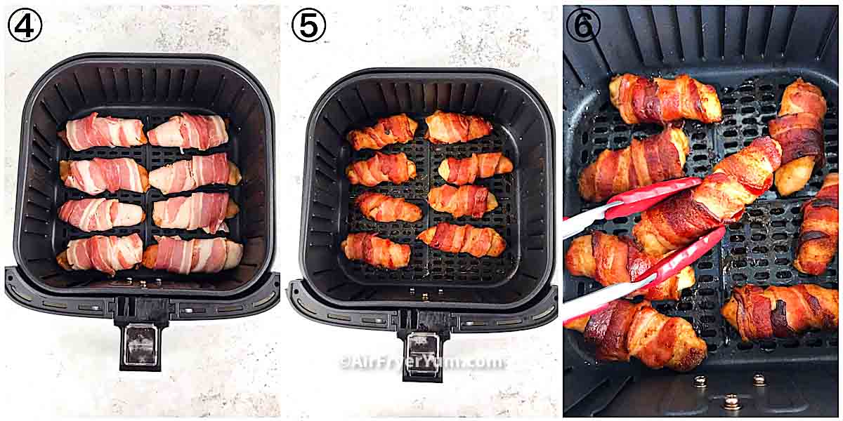 Air fryer bacon wrapped chicken tenders Air Fryer Yum