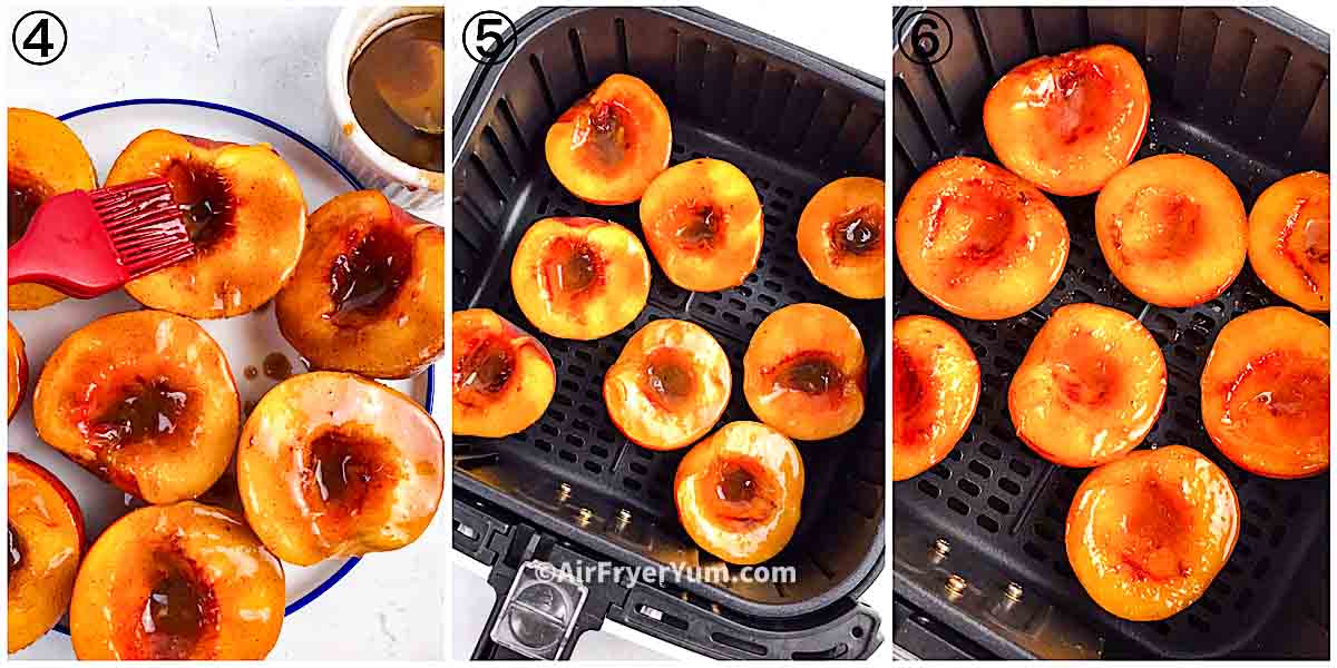 Air fryer Peaches Air Fryer Yum
