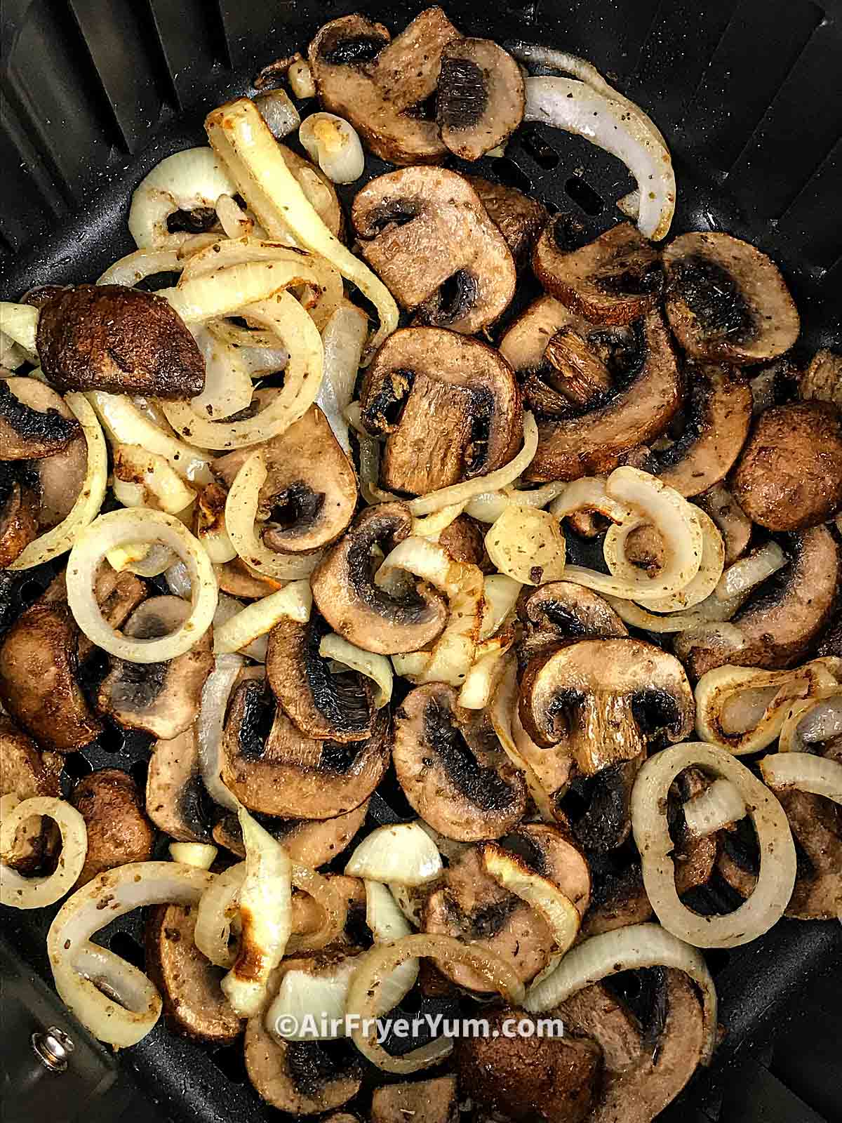 Air fryer mushrooms and onions Air Fryer Yum