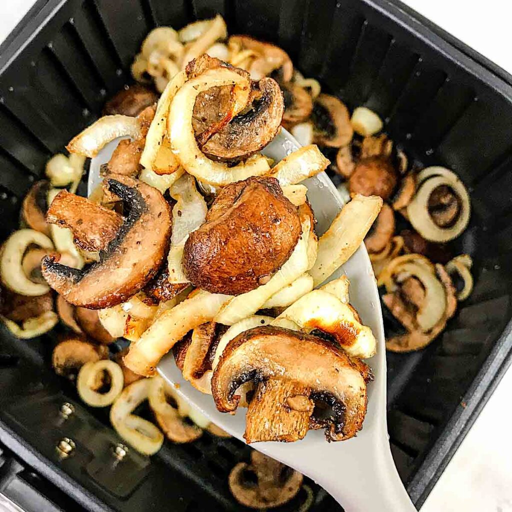 Air fryer mushrooms and onions Air Fryer Yum