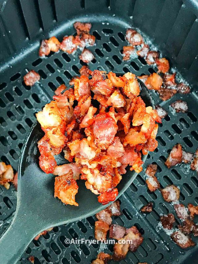 Air fryer bacon bits Air Fryer Yum