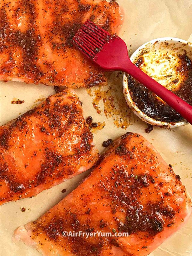 Air fryer Frozen salmon Air Fryer Yum