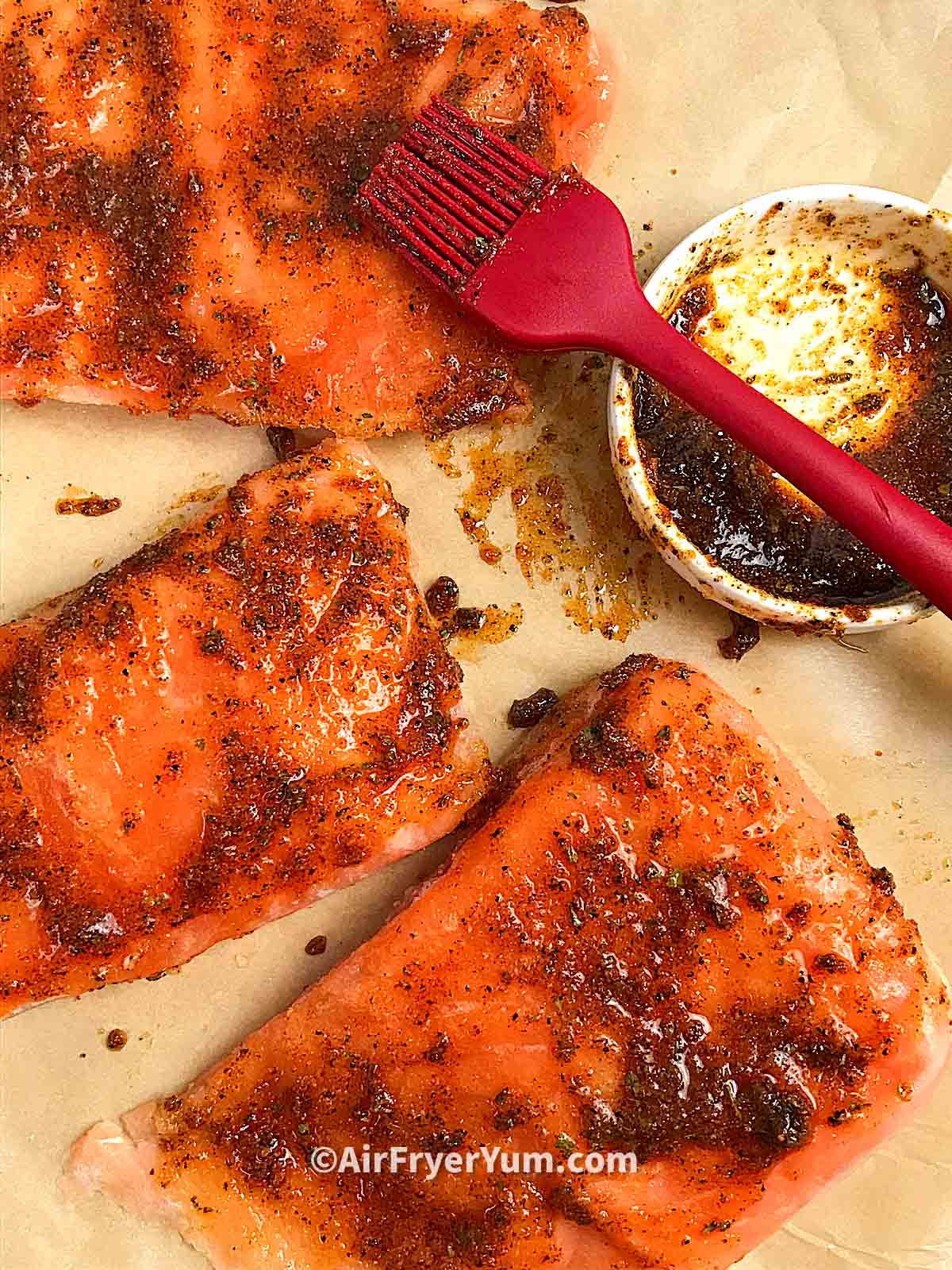 Air fryer Frozen salmon - Air Fryer Yum