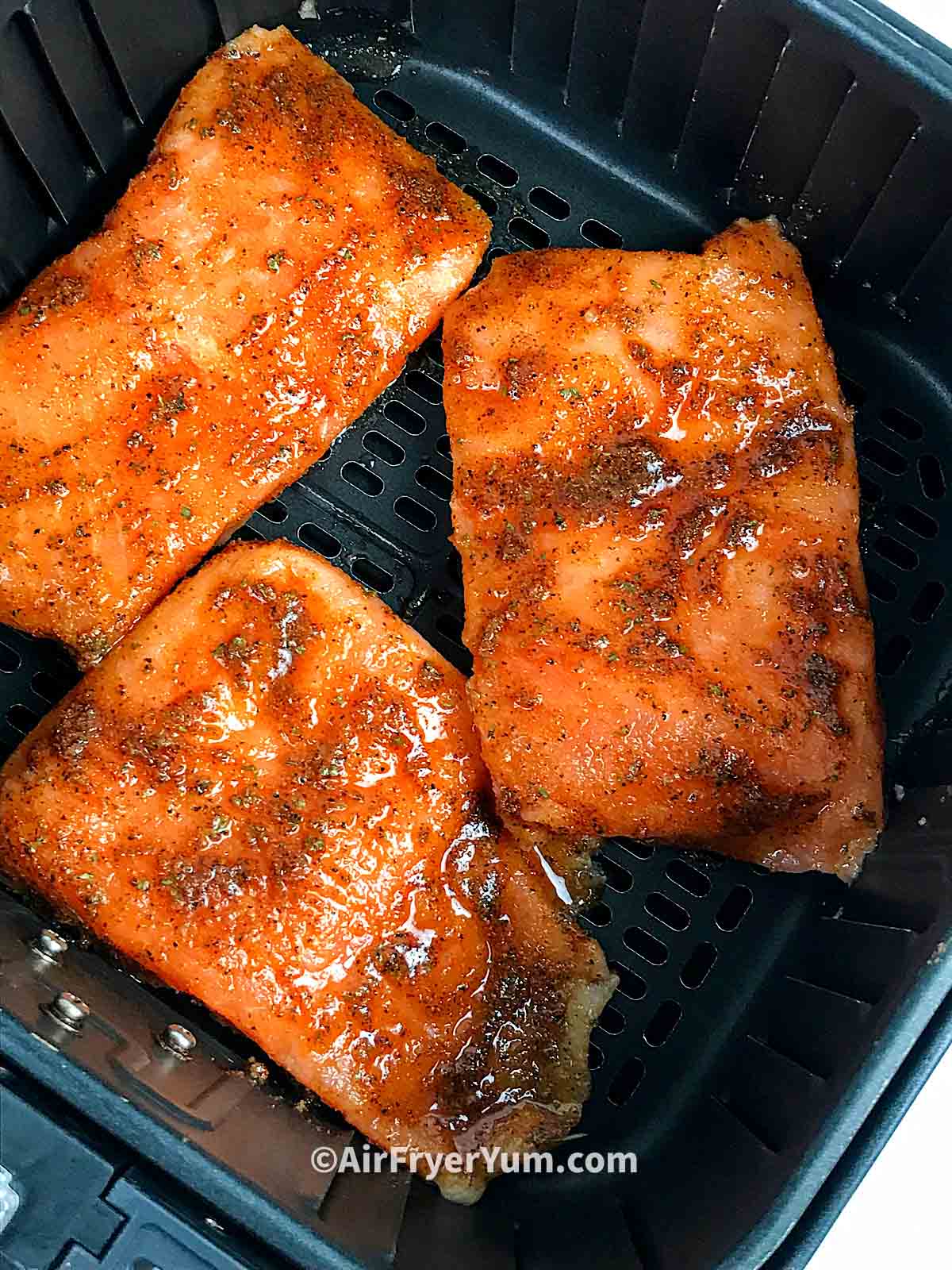 Air fryer Frozen salmon Air Fryer Yum