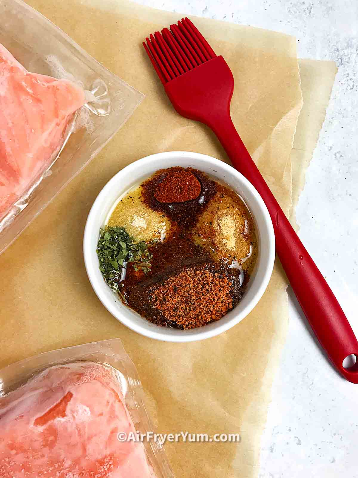 Air fryer Frozen salmon - Air Fryer Yum