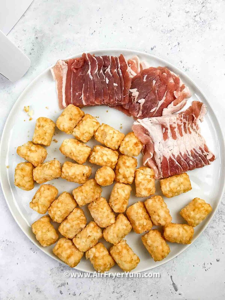 Tater Tots with Bacon {Baked Not Fried} –