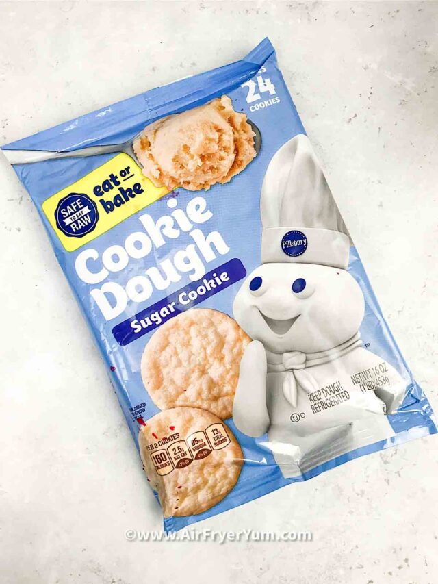 How to bake Refrigerated cookie dough in Air fryer Air Fryer Yum