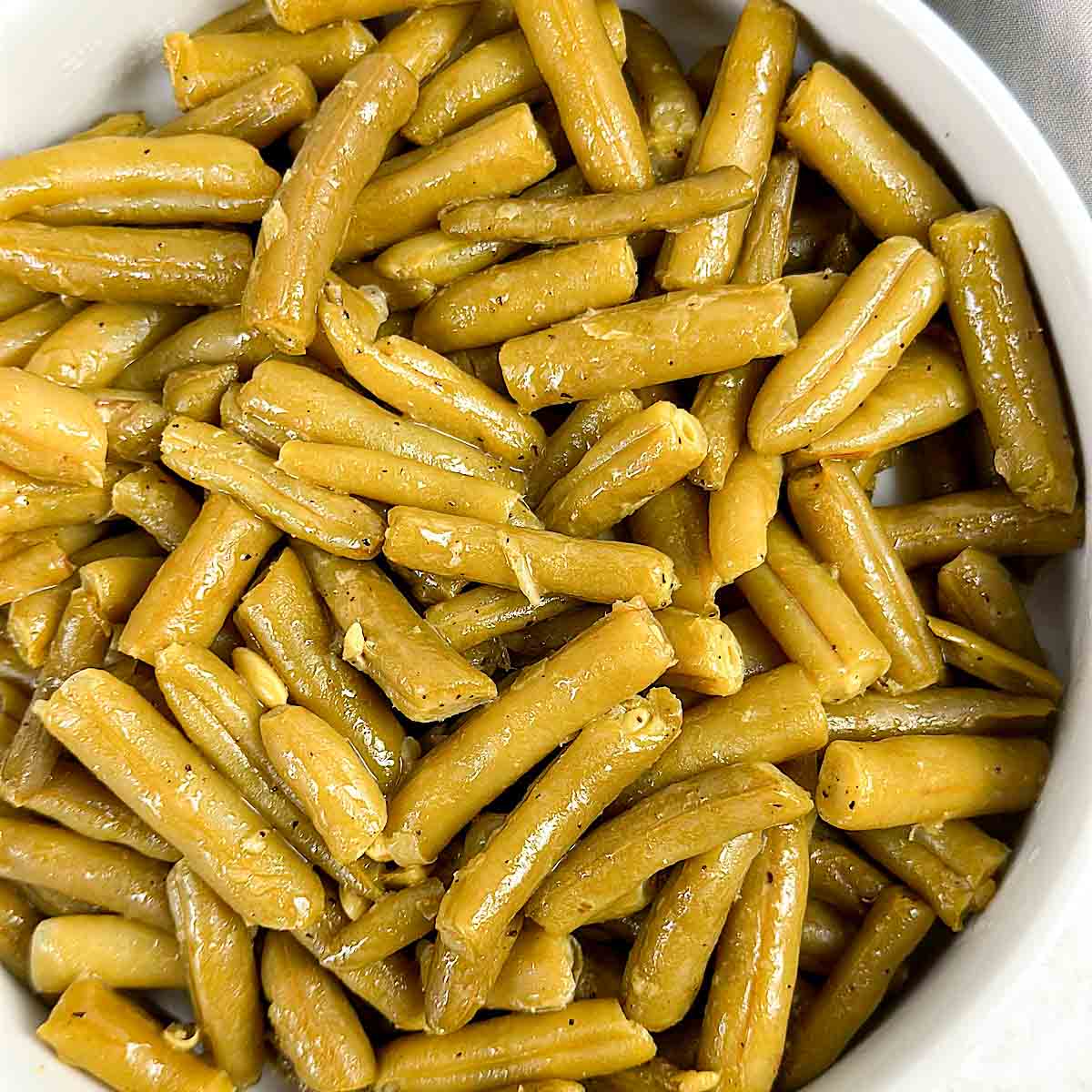 Air fryer canned green beans