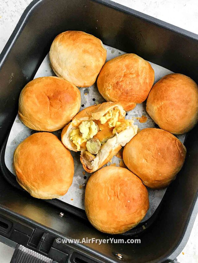 Air fryer breakfast biscuit bombs Air Fryer Yum