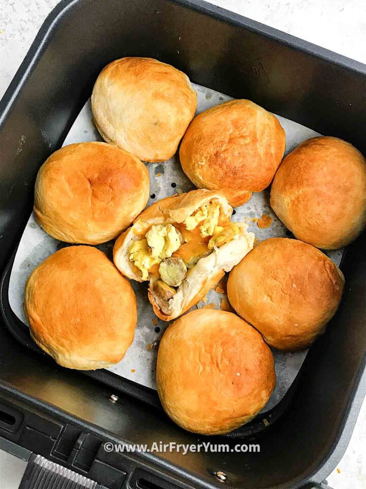 Air fryer breakfast biscuit bombs Air Fryer Yum