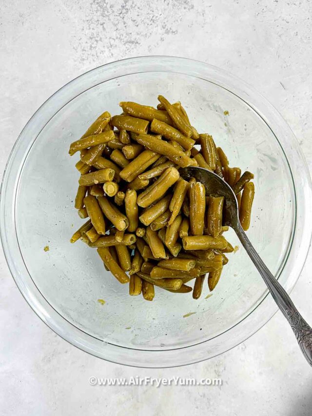 Air fryer canned green beans Air Fryer Yum