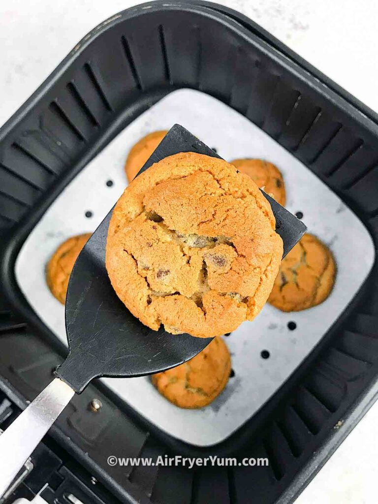 Air Fryer Frozen Cookie Dough - Fork To Spoon
