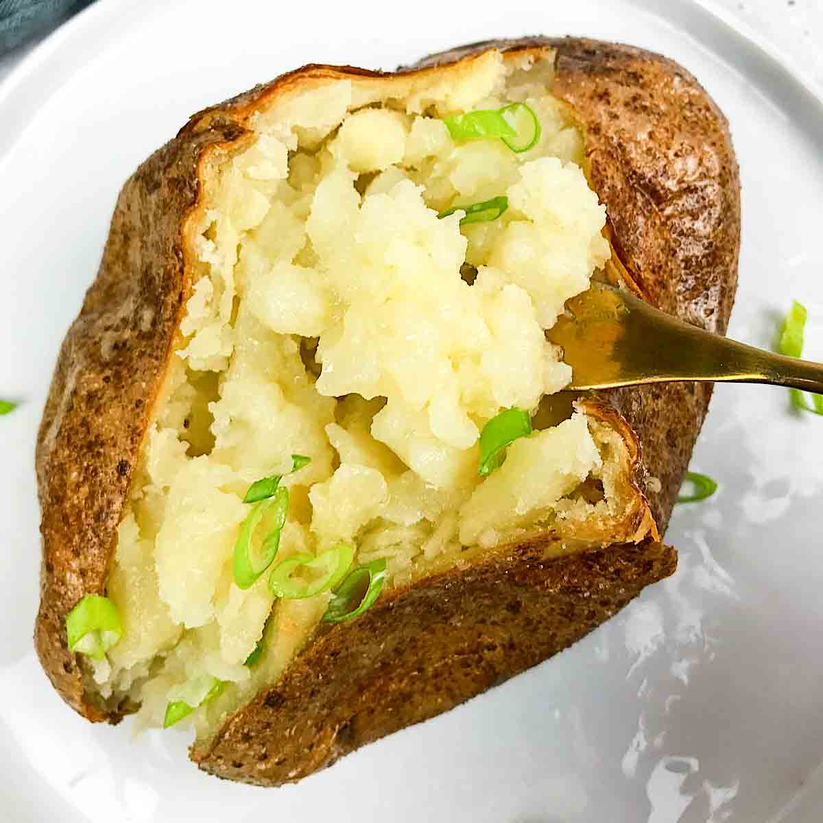 Air fryer baked potatoes