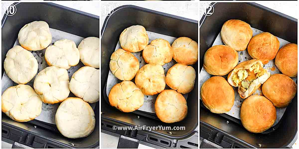 Air fryer breakfast biscuit bombs Air Fryer Yum