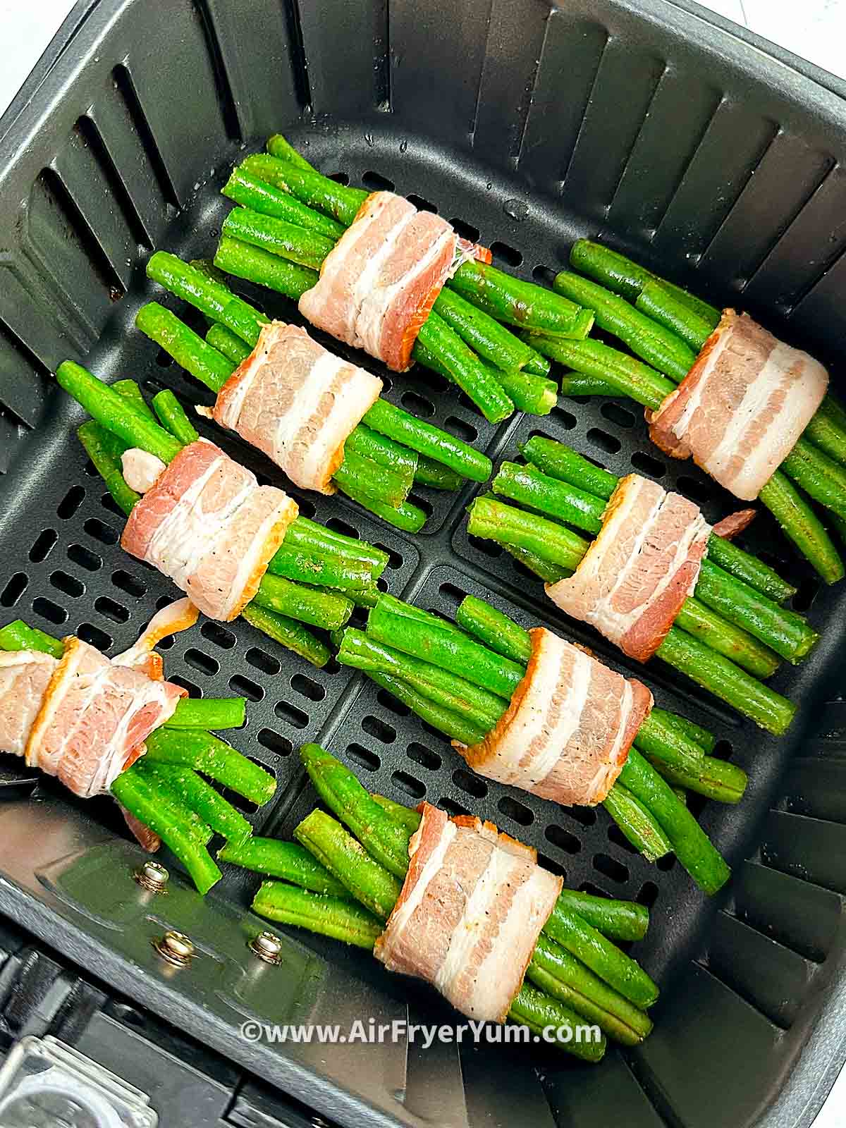 Air fryer bacon wrapped green beans Air Fryer Yum