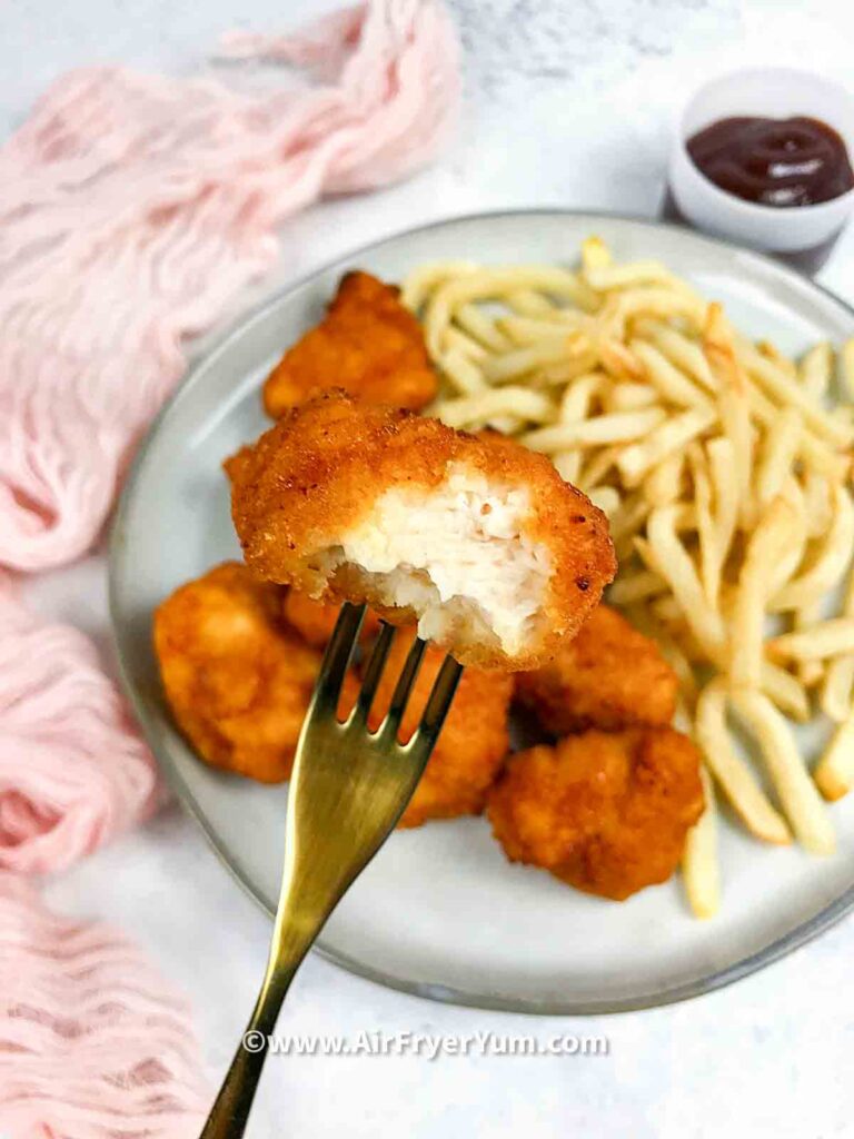 The best air fryer chicken bites! So delicious and perfect for dinner , air  fryer chicken bites