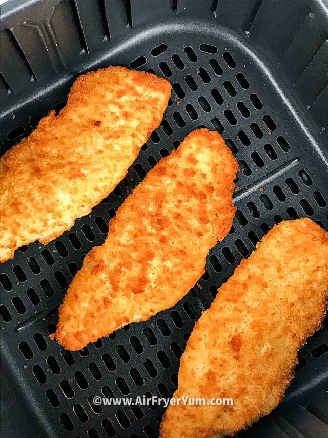 Frozen breaded fish in air fryer Air Fryer Yum