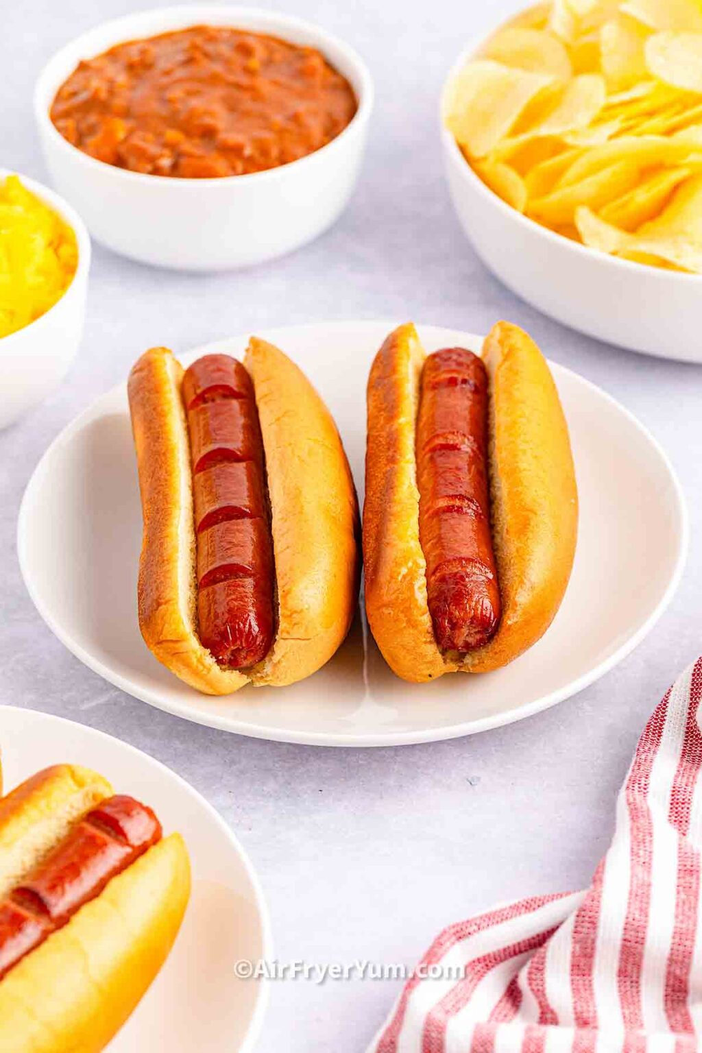 Air fryer chili cheese dogs Air Fryer Yum